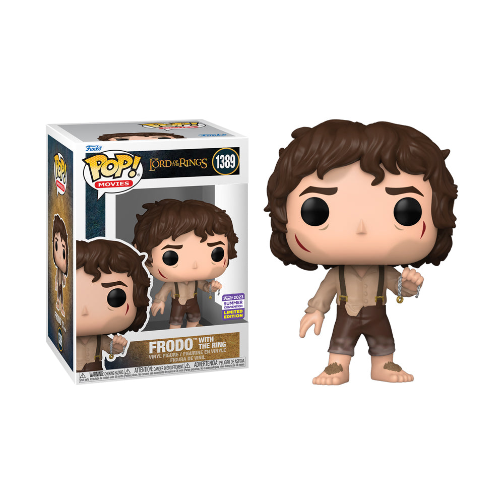 Pop! Movies: The Lord of the Rings - Frodo with the Ring 2023 SDCC Shared Exclusive