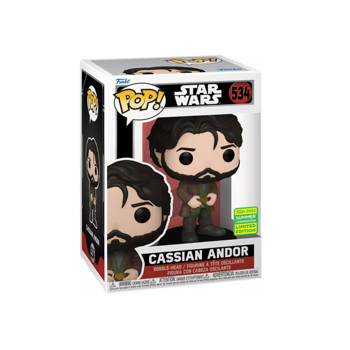 Funko Pop Star Wars Cassian Andor SDCC 2022 Shared Exclusives