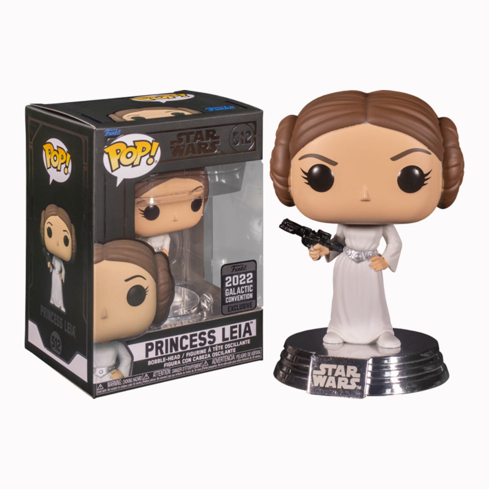 POP Star Wars - Princess Leia (2022 Galactic Convention Shared Exclusive)