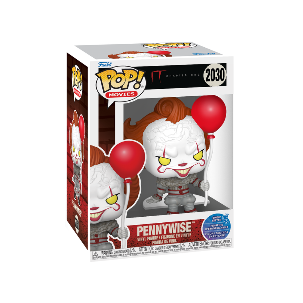 Funko Pop! Movies: IT - Pennywise with Balloon (Shelf Sitter)