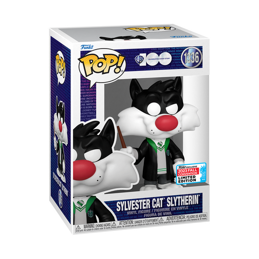 Funko Pop! Animation: Looney Tunes - Sylvester Cat Slytherin 2023 NYCC Shared Exclusive