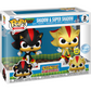 Funko Pop! Games: Sonic -  Shadow and Super Shadow (Glow) 2-Pack