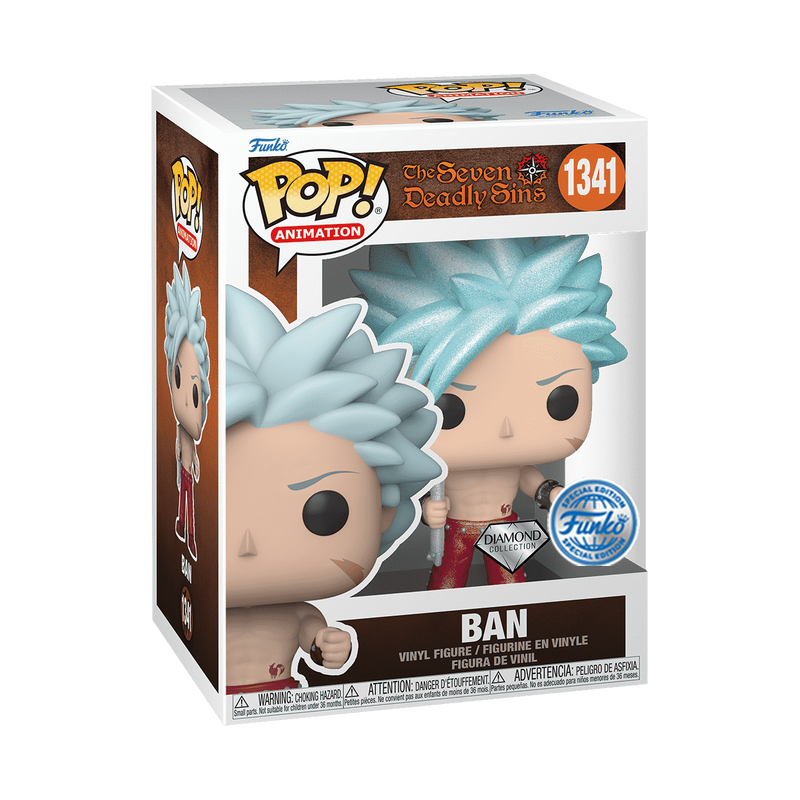 Funko Pop! Animation: The Seven Deadly Sins - Ban (Diamond) FSE