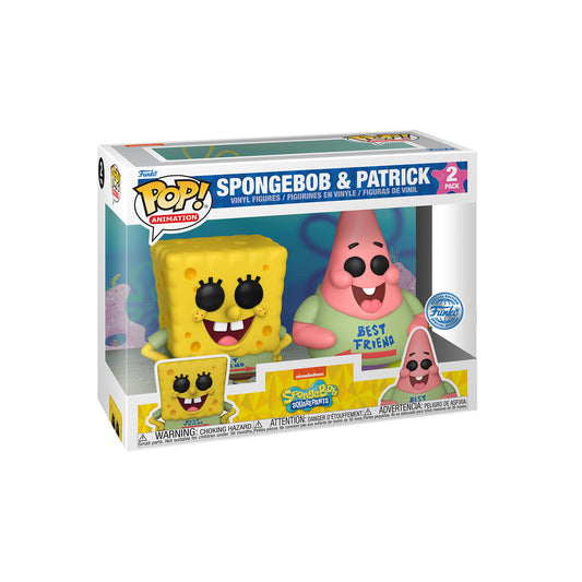 Funko Pop! Animation: SpongeBob Squarepants - SpongeBob & Patrick 2-pack FSE