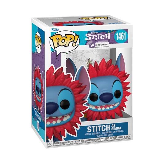 Funko Pop! Disney: Stitch Costume - Stitch as Simba