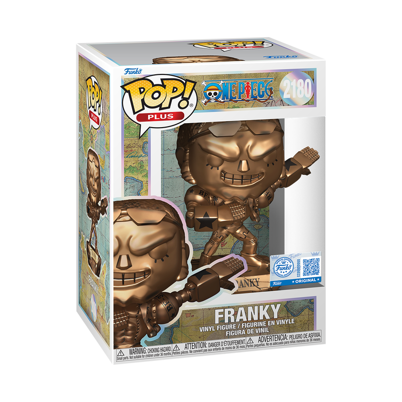 [PRE-ORDER] Funko Pop! Plus: Onepiece- Franky Statue (Bronze) with Pop! Protector