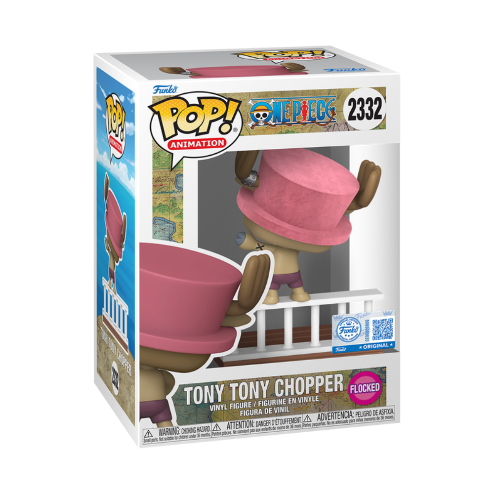 Funko Pop! Animation: One Piece - Tony Tony Chopper (Going Merry) (Flocked)