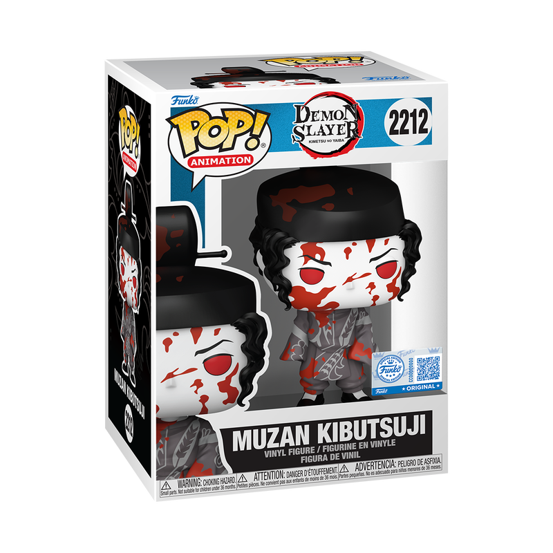 Funko Pop! Animation: Demon Slayer -  Muzan Kibutsuji (Bloody) Exclusive
