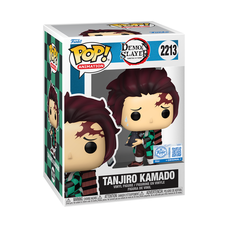 Funko Pop! Animation: Demon Slayer -  Tanjiro Kamado with Crow Exclusive
