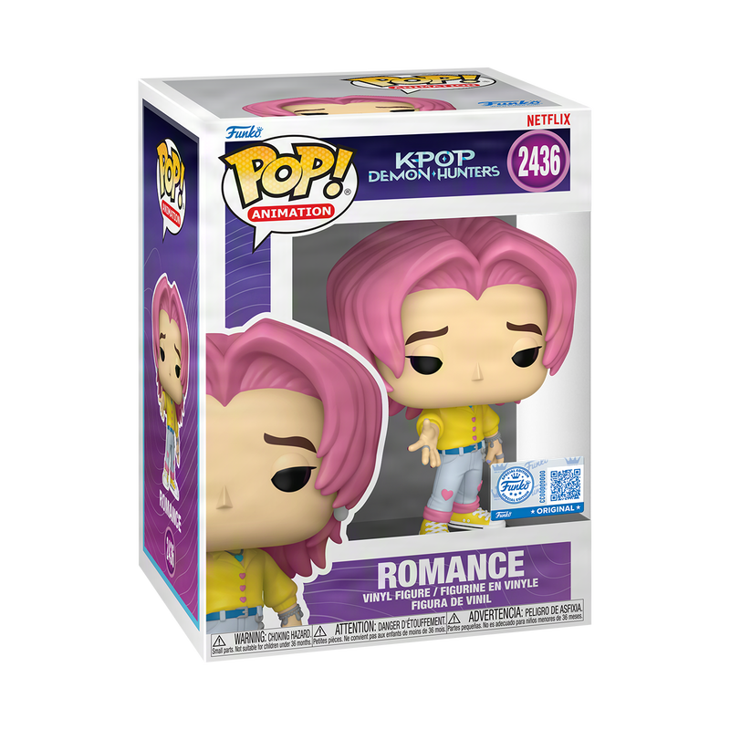 Funko Pop! Animation: KPOP Demon Hunters - Romance (Soda Pop) Exclusive