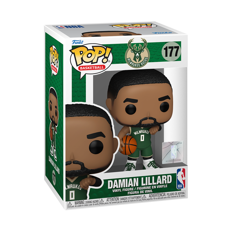 Funko Pop! NBA: Bucks - Damian Lillard