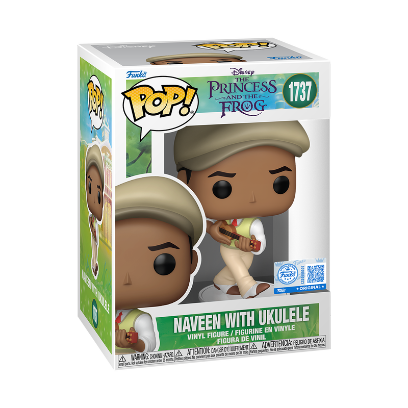 Funko Pop! Disney: The Princess and the Frog - Naveen with Ukulele