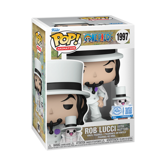 Funko Pop! Animation: One Piece S11- Rob Lucci with Hattori