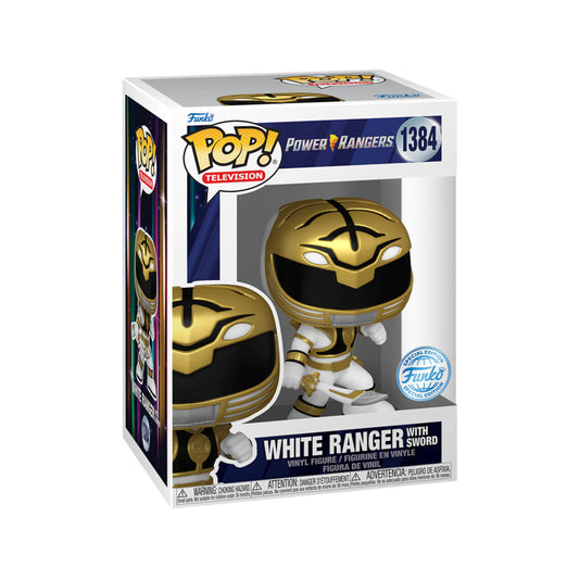 Funko Pop! TV: MMPR 30th - White Ranger with Sword