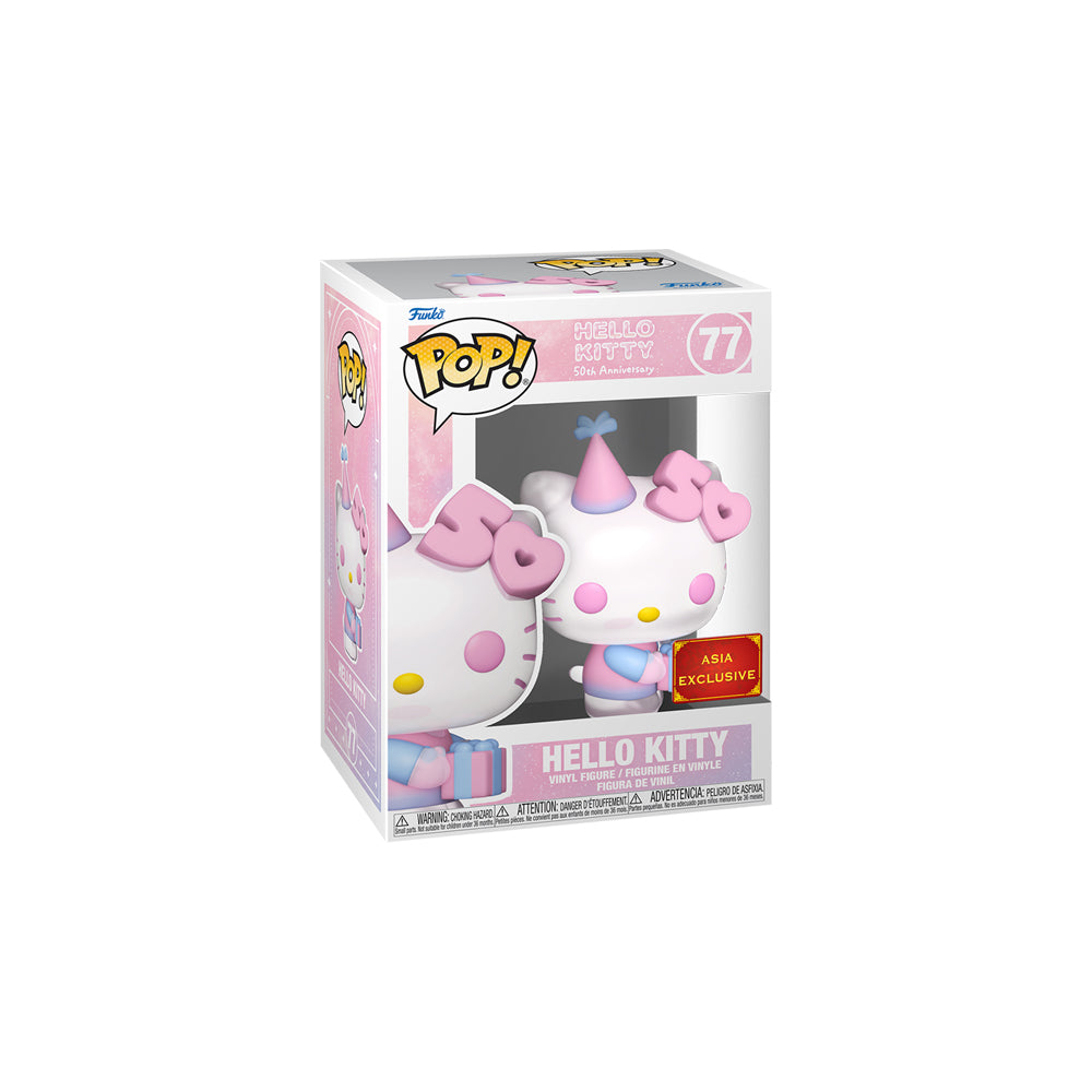 Funko Pop! Sanrio: Hello Kitty 50th - Hello Kitty with Gift Asia Exclusive