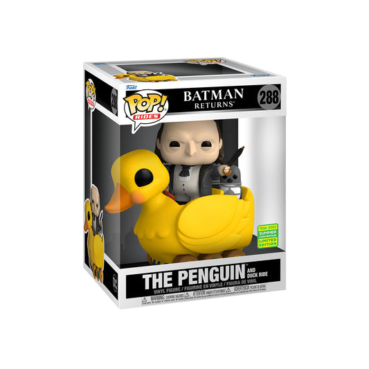 Funko Pop! Rides: Batman Returns - The Penguin and Duck Ride SDCC 2022 Shared Exclusives