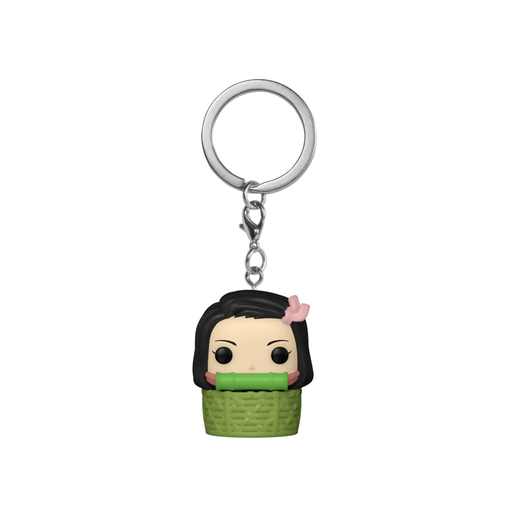 Funko Pocket Pop! Keychain: Demon Slayer - Nezuko in Basket Exclusive